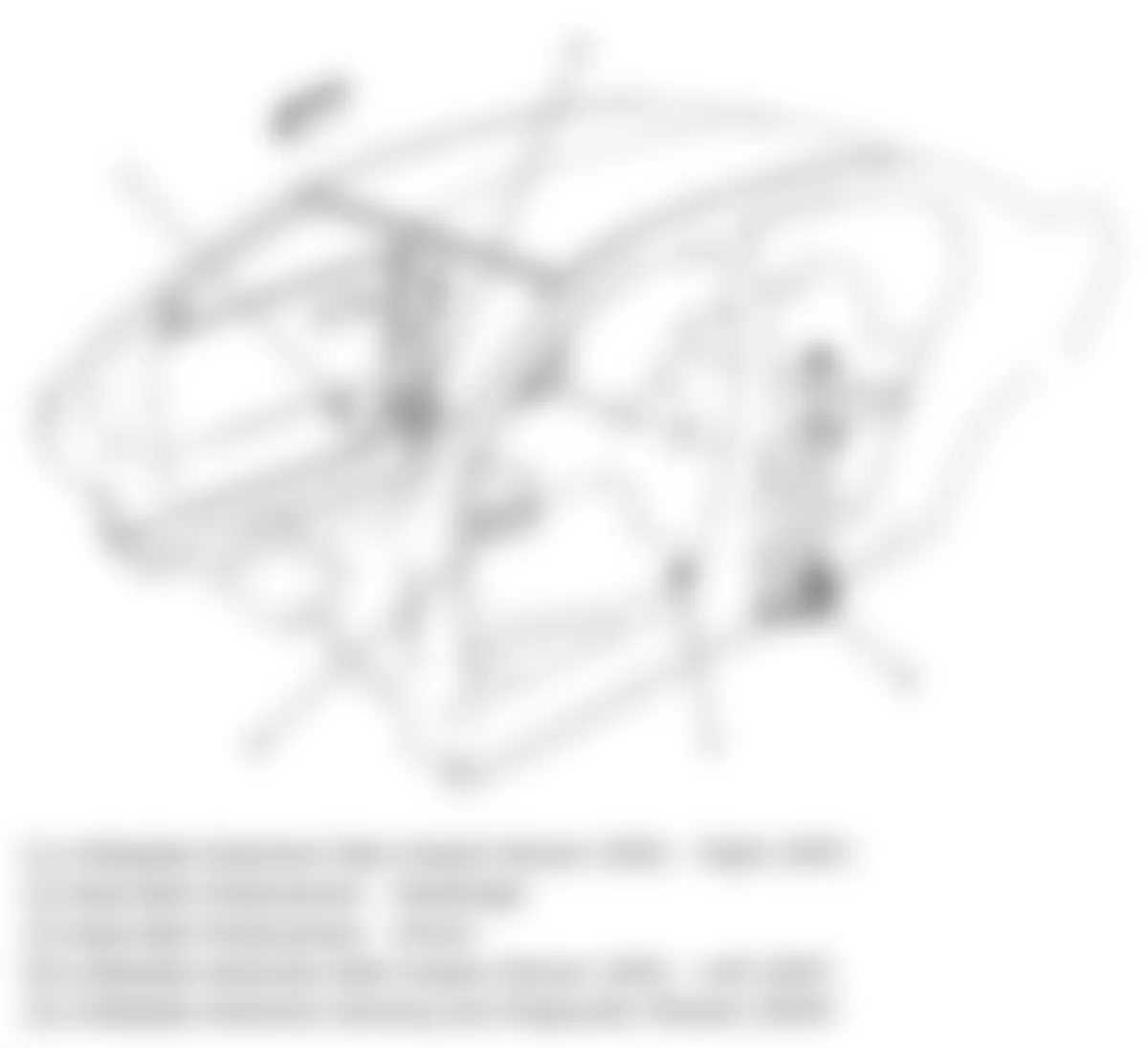 Chevrolet Cobalt LT 2010 - Component Locations -  Vehicle Overview