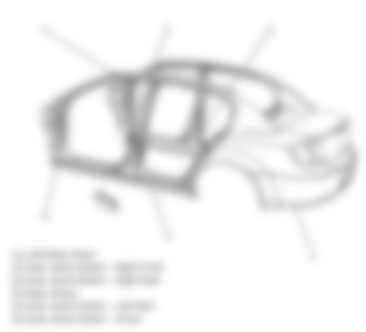 Chevrolet Cobalt LT 2010 - Component Locations -  Vehicle Overview