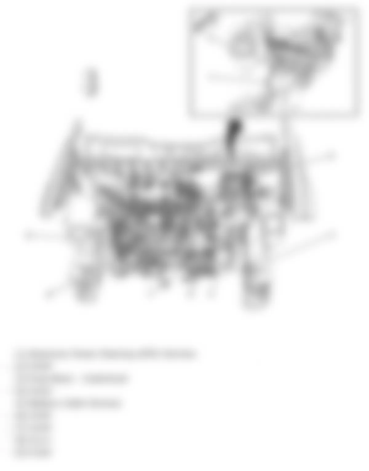 Chevrolet Cobalt LT 2010 - Component Locations -  Engine Compartment (2.2L)
