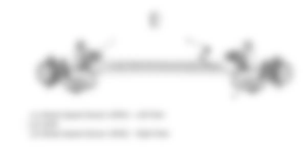 Chevrolet Cobalt LT 2010 - Component Locations -  Rear Axle