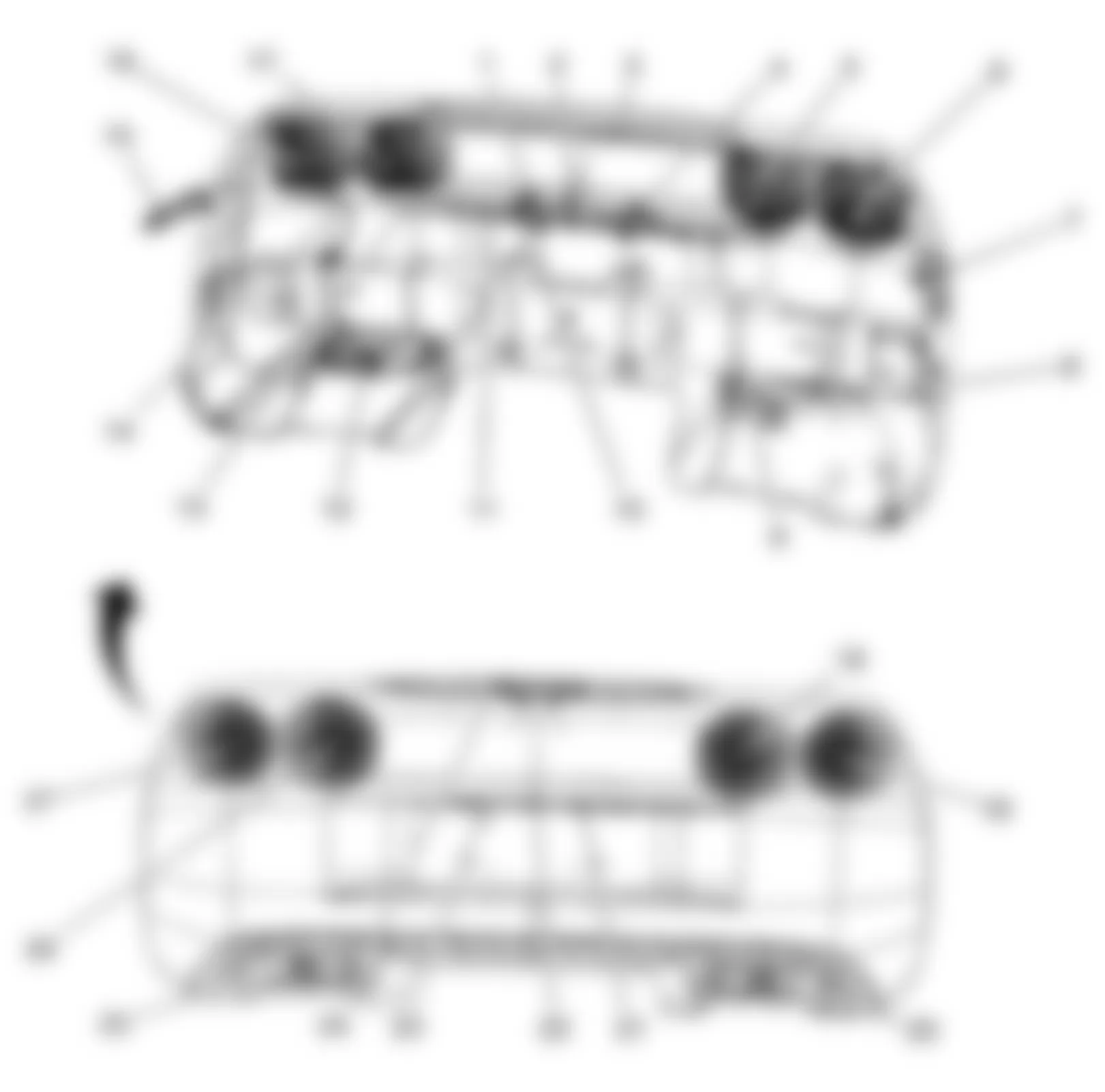 Chevrolet Corvette Grand Sport 2010 - Component Locations -  Rear Fascia Lighting