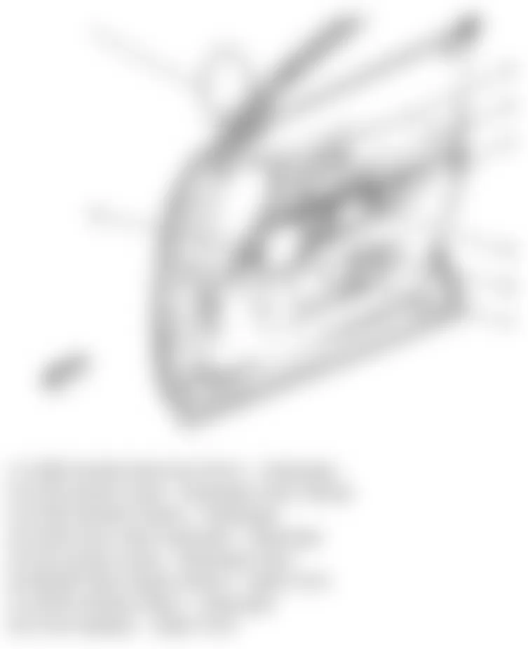 Chevrolet Equinox LT 2010 - Component Locations -  Passenger Door