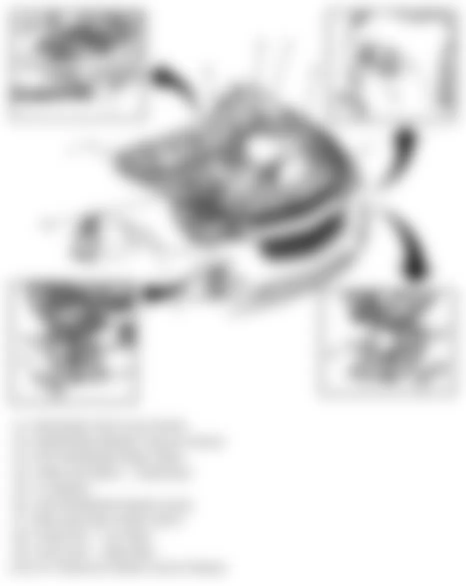 Chevrolet Equinox LT 2010 - Component Locations -  Engine Compartment