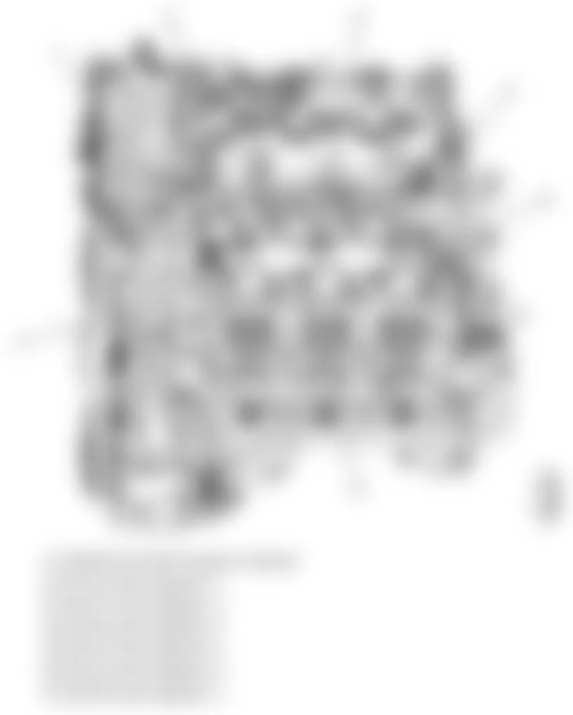 Chevrolet Equinox LT 2010 - Component Locations -  Engine (3.0L)