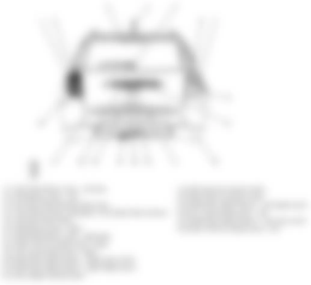 Chevrolet Equinox LT 2010 - Component Locations -  Vehicle Rear View