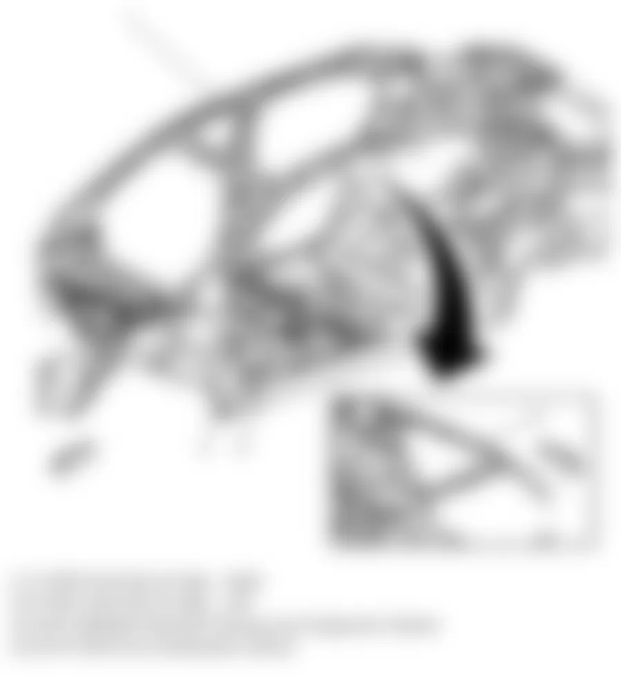 Chevrolet Equinox LT 2010 - Component Locations -  Body Frame