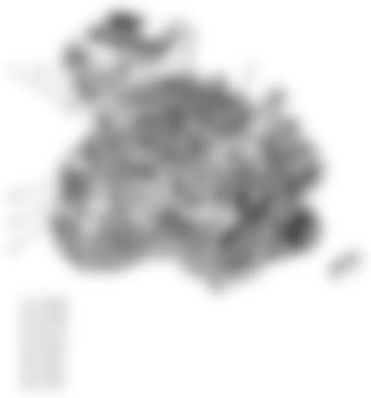 Chevrolet Equinox LT 2010 - Component Locations -  Engine (3.0L)