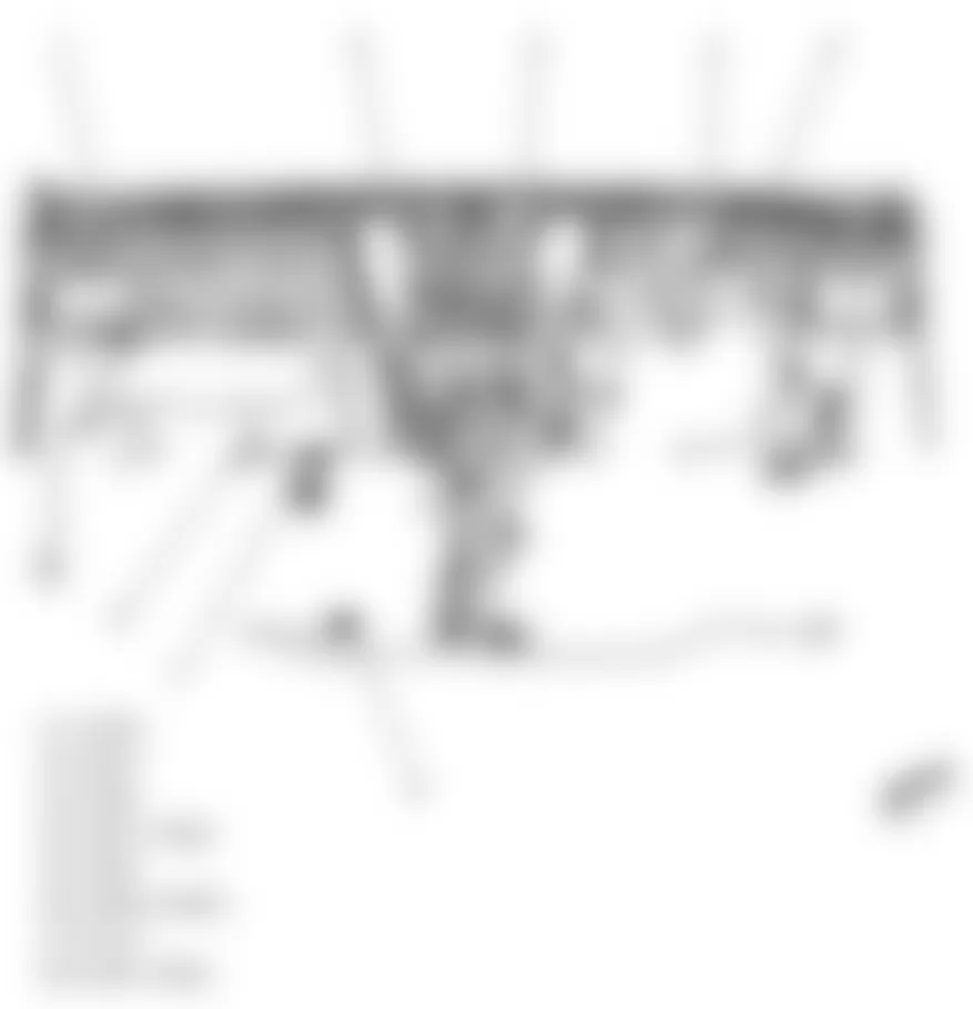 Chevrolet Equinox LT 2010 - Component Locations -  Dashboard