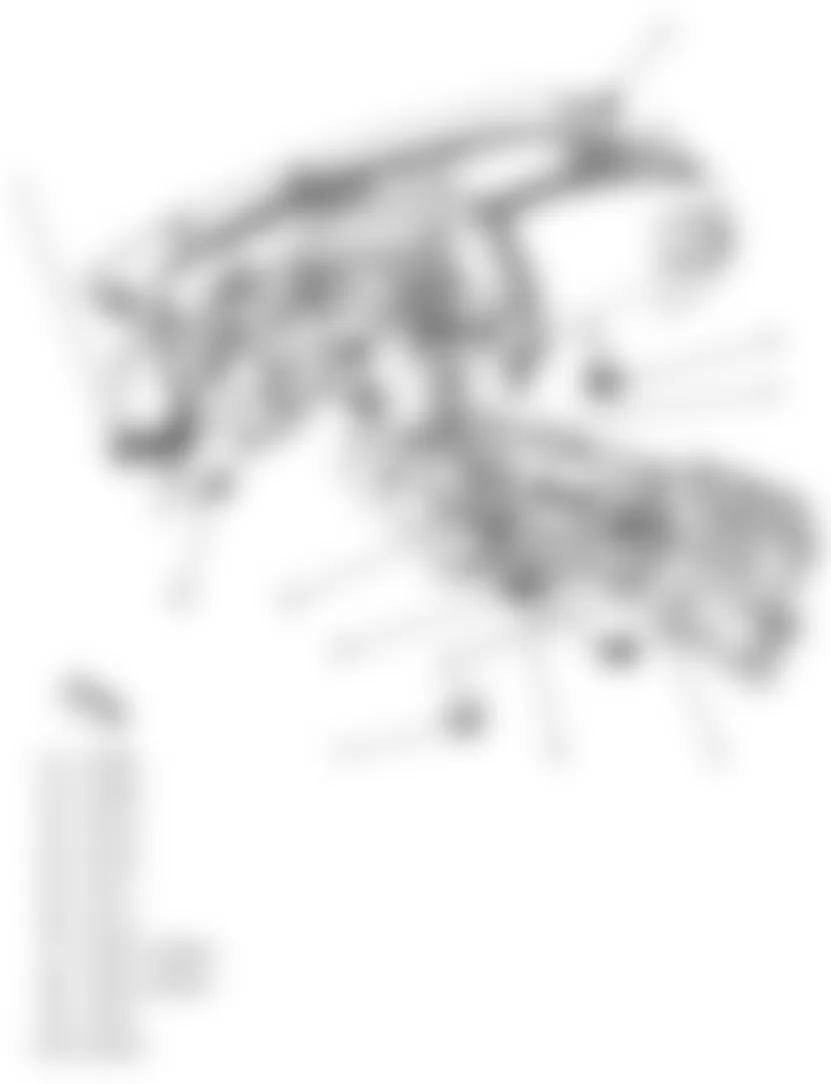 Chevrolet Equinox LT 2010 - Component Locations -  Dash & Console