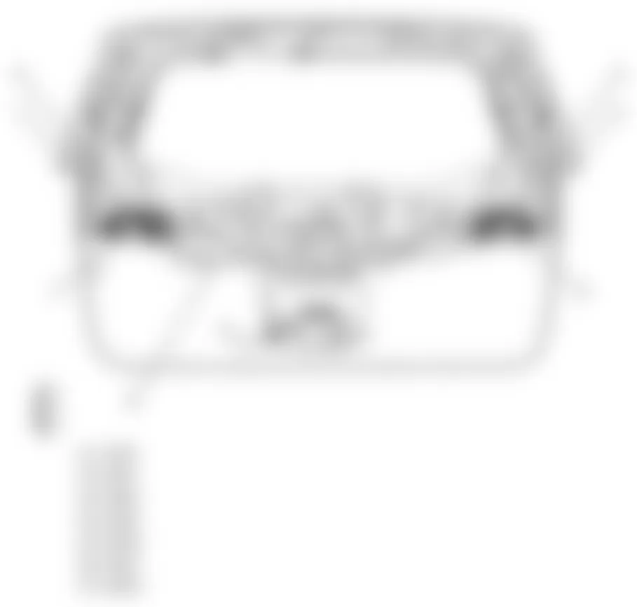 Chevrolet Equinox LT 2010 - Component Locations -  Liftgate