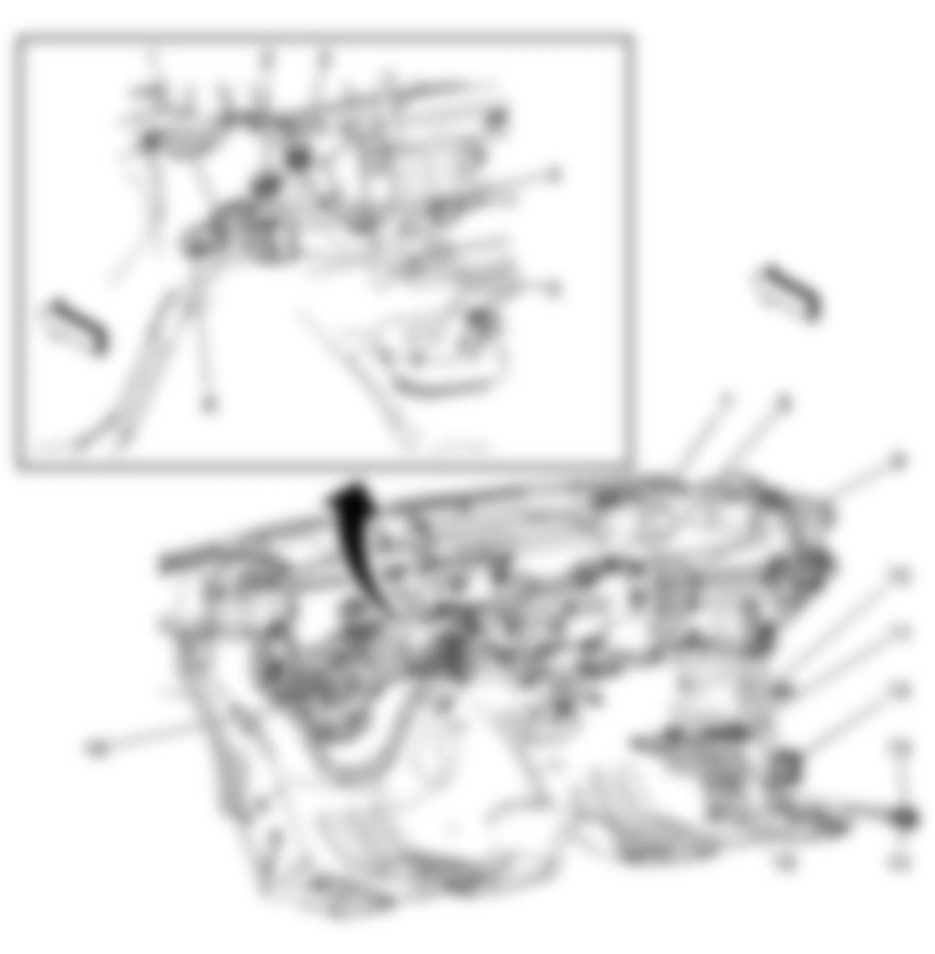 Chevrolet Impala LT 2010 - Component Locations -  Instrument Panel Harness