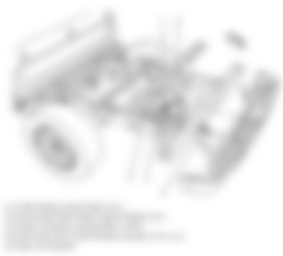 Chevrolet Silverado 3500 HD 2010 - Component Locations -  Rear Frame (10 Series)