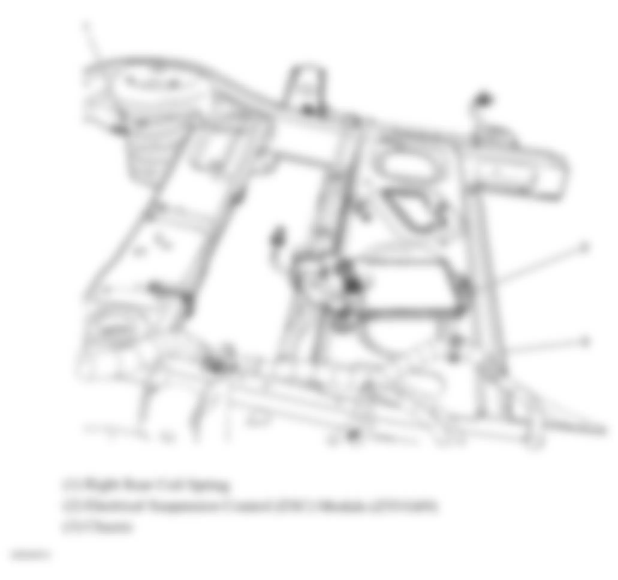 Chevrolet Suburban K2500 2010 - Component Locations -  Rear Chassis
