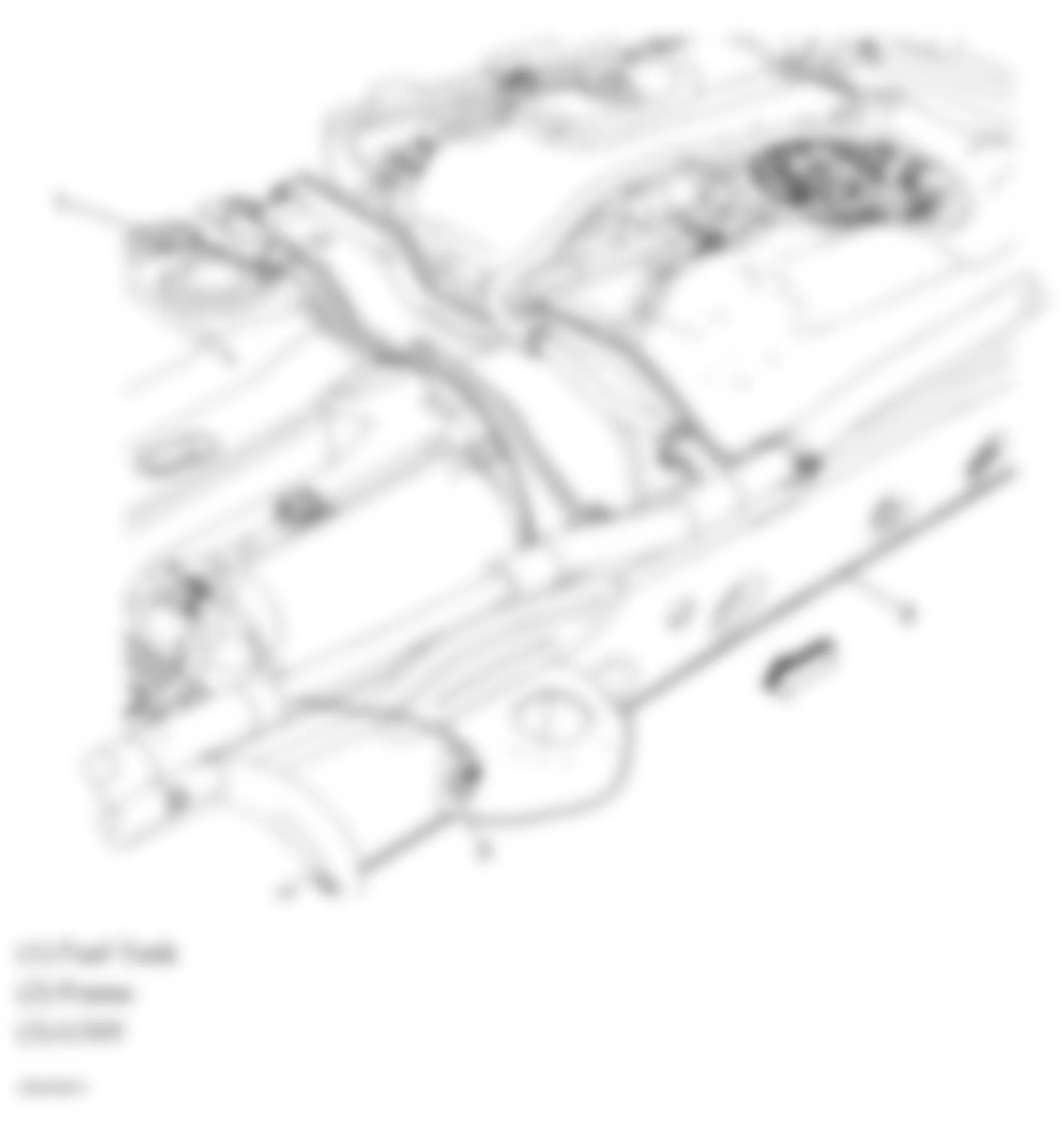 Chevrolet Suburban K2500 2010 - Component Locations -  Rear Chassis