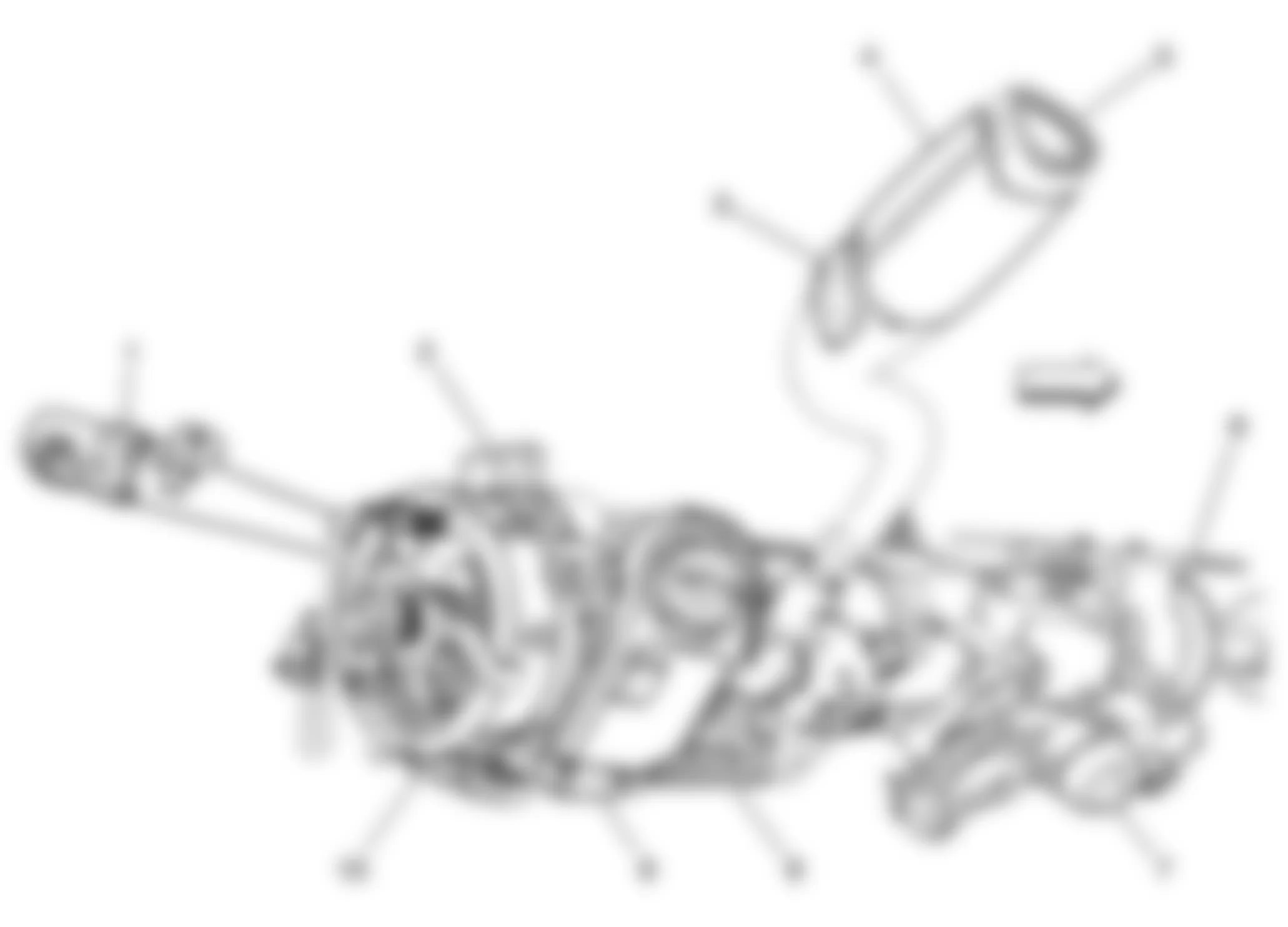 Chevrolet Tahoe Hybrid 2010 - Component Locations -  Steering Column