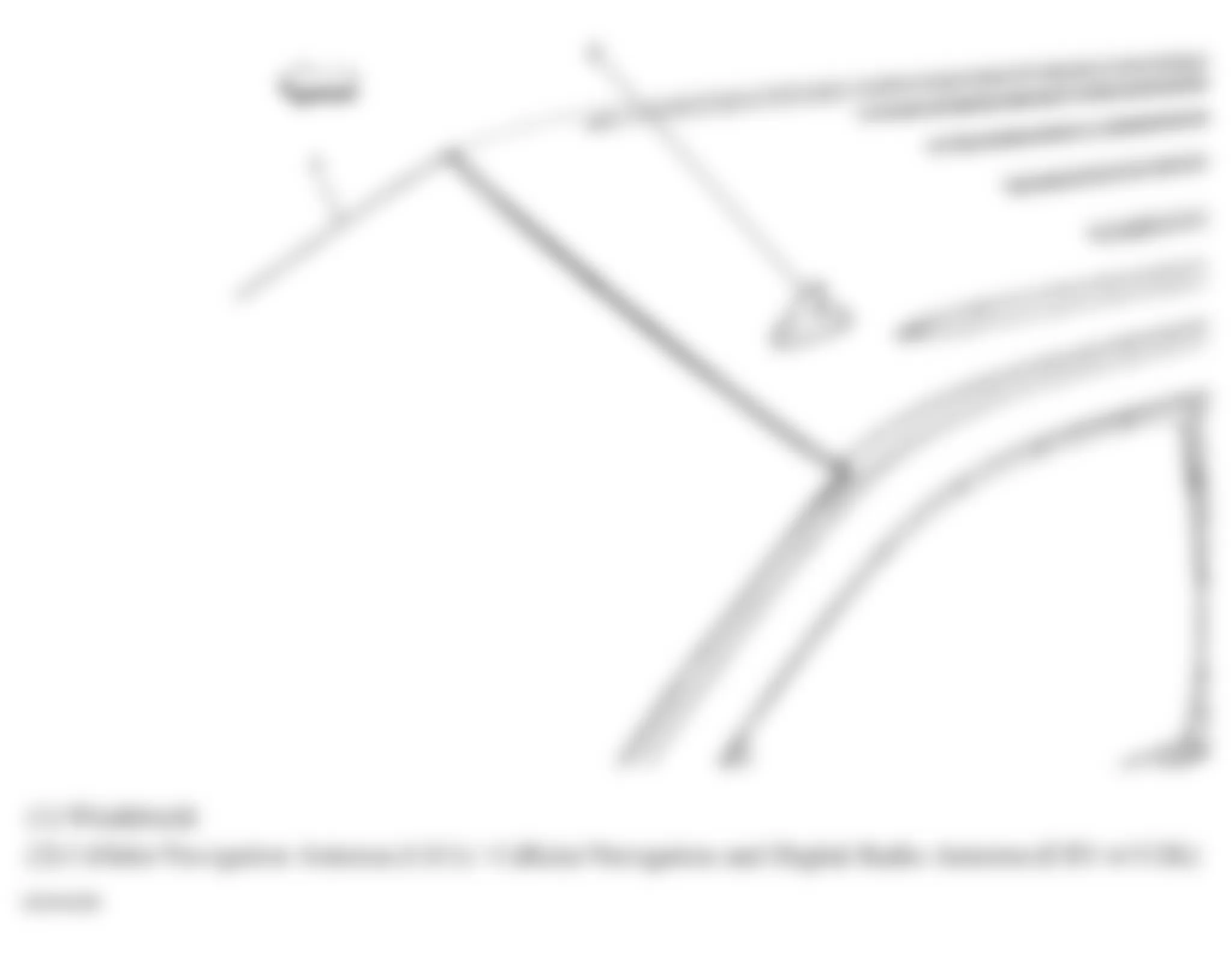 Chevrolet Tahoe Hybrid 2010 - Component Locations -  Top Front Of Roof