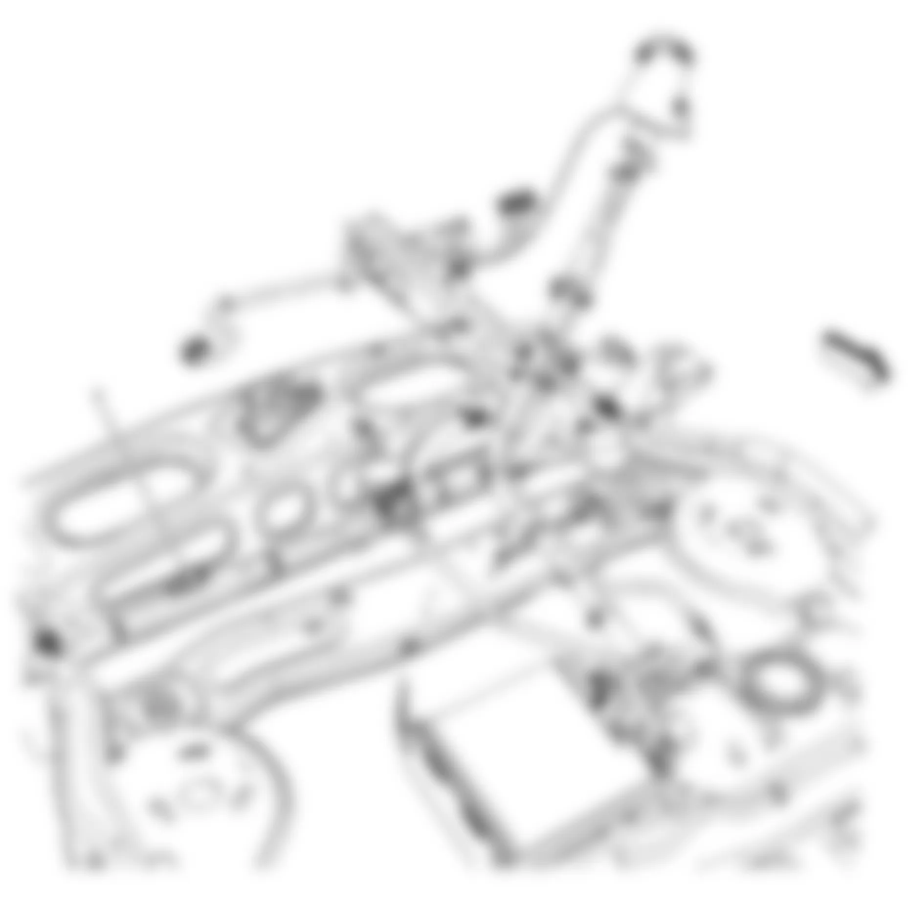 Chevrolet Tahoe Hybrid 2010 - Component Locations -  Rear Chassis (Long Wheel Base)