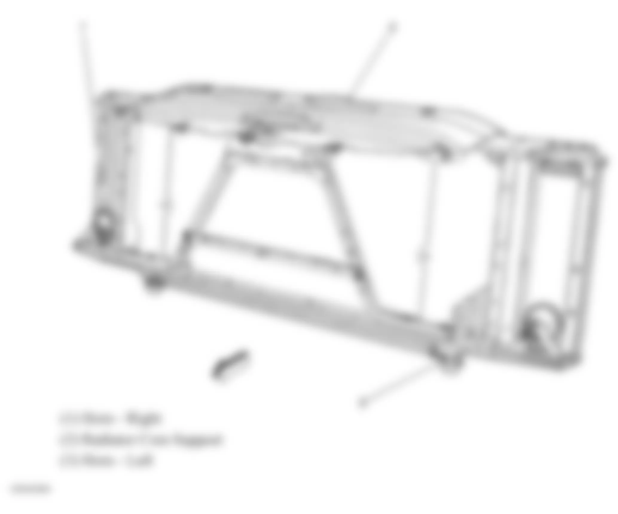 Chevrolet Tahoe Hybrid 2010 - Component Locations -  Front Of Engine Compartment