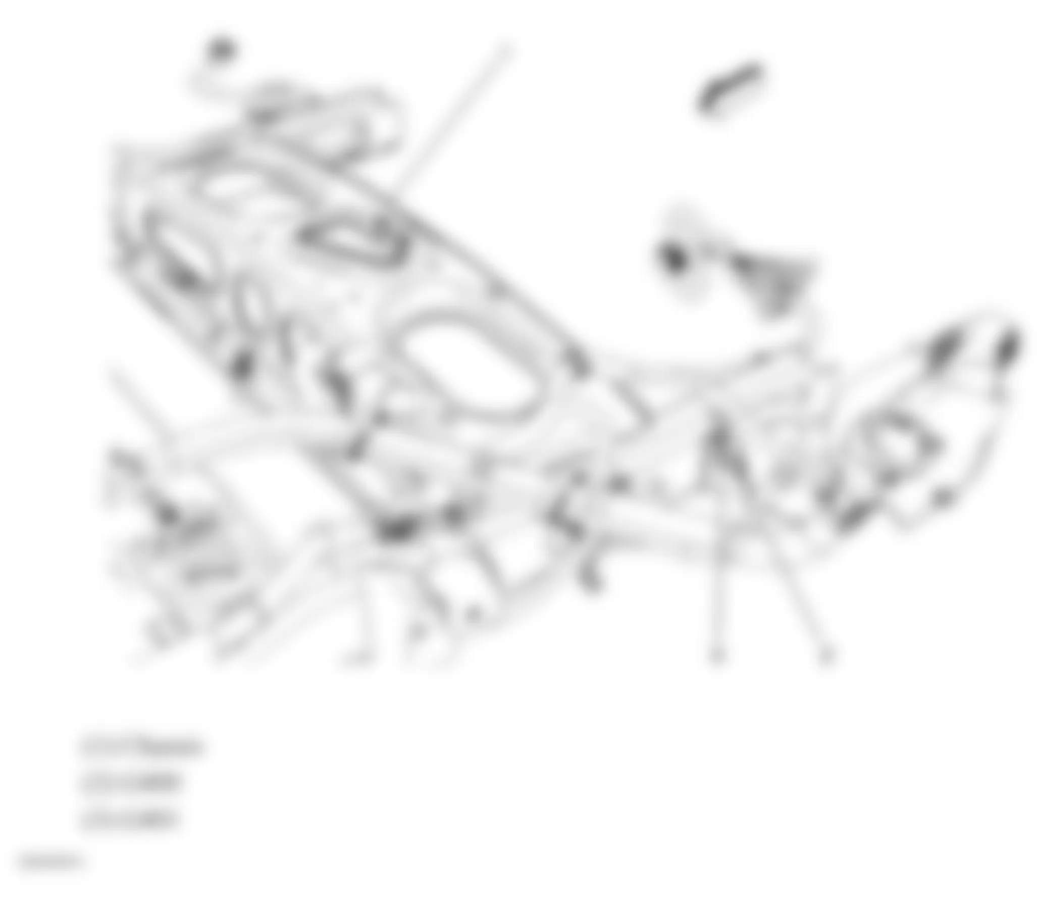Chevrolet Tahoe Hybrid 2010 - Component Locations -  Rear Chassis