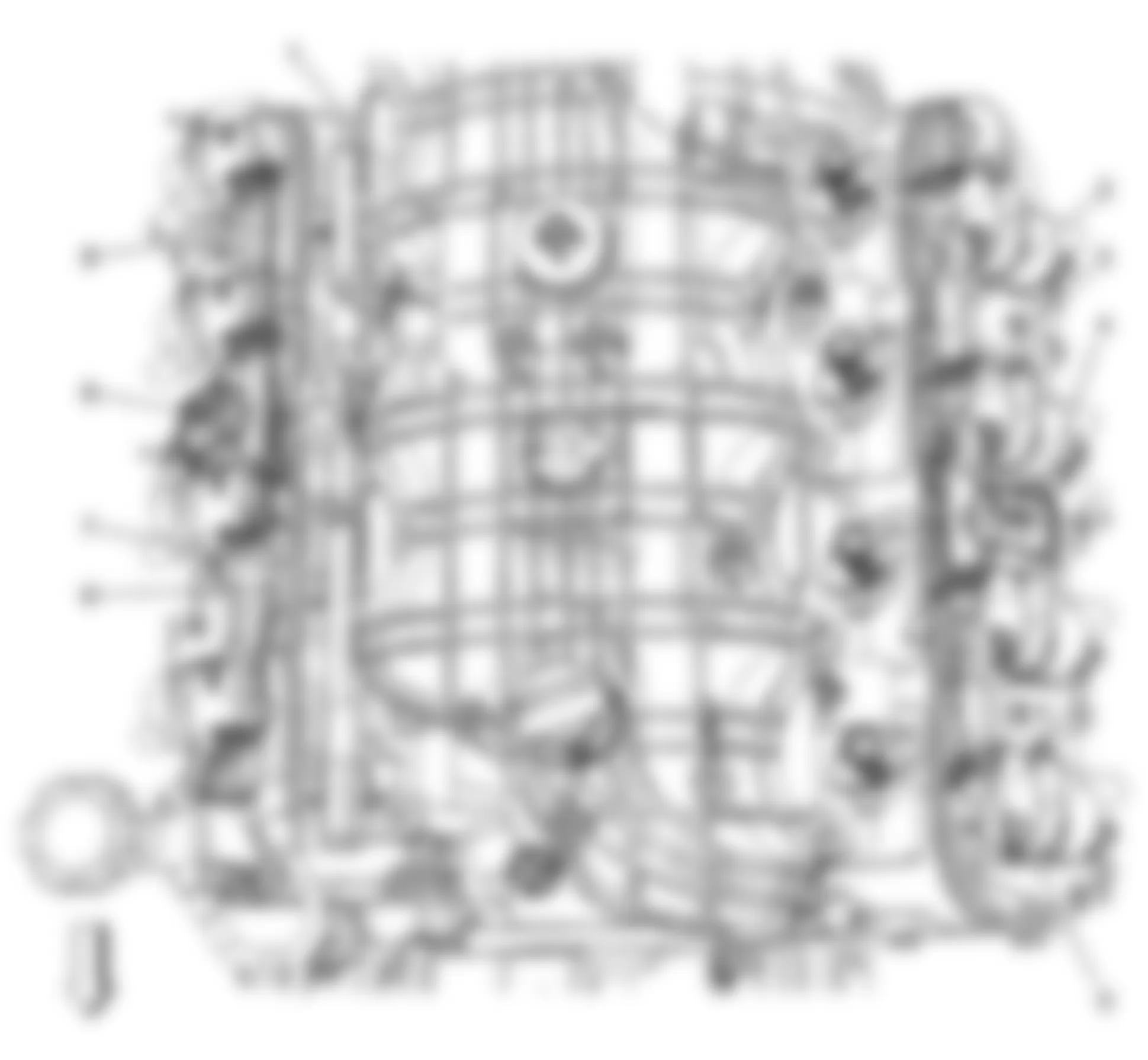 Chevrolet Tahoe Hybrid 2010 - Component Locations -  Engine