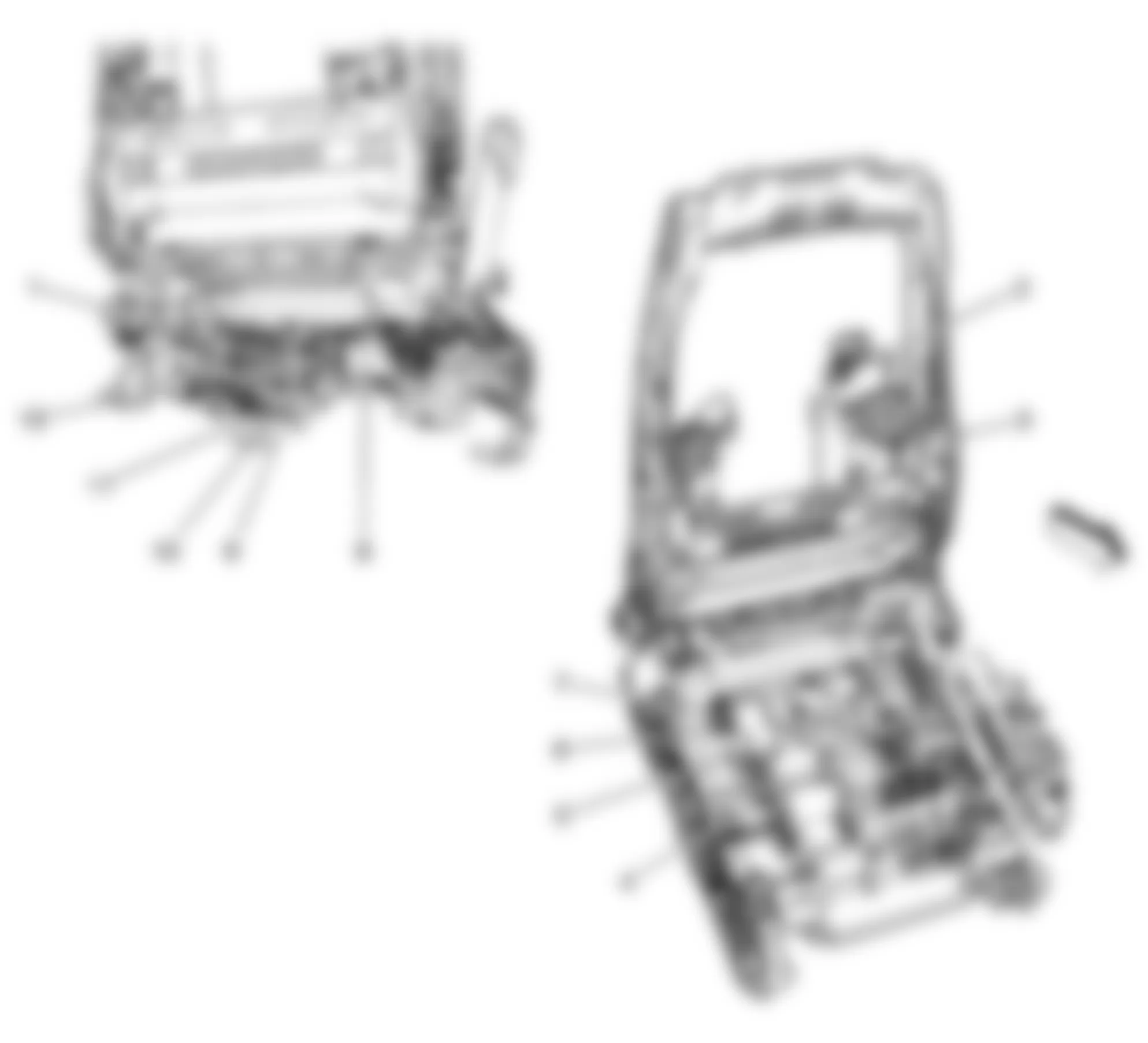 Chevrolet Tahoe Hybrid 2010 - Component Locations -  Drivers Seat