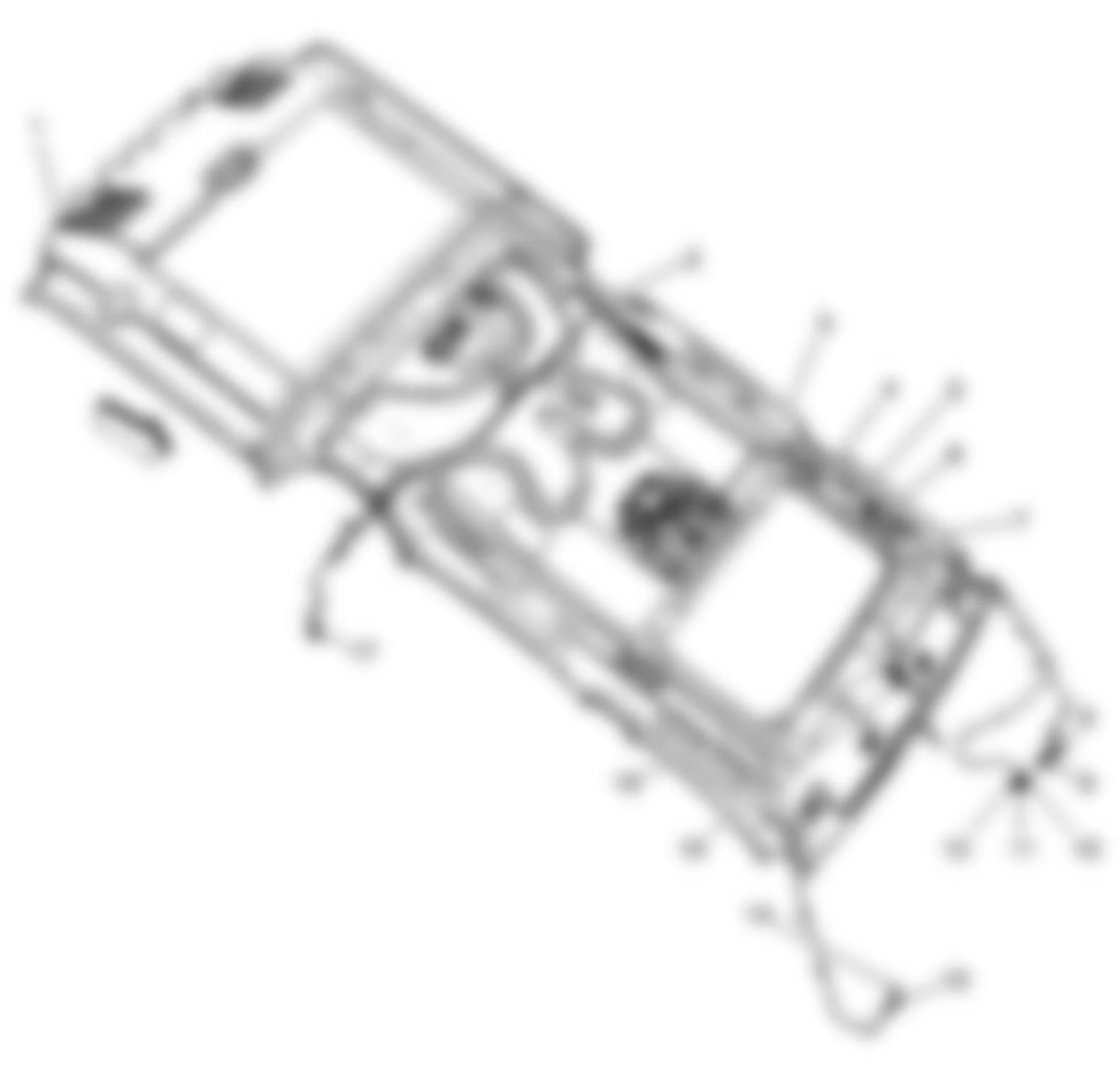 Chevrolet Tahoe Hybrid 2010 - Component Locations -  Roof (Long Wheel Base)