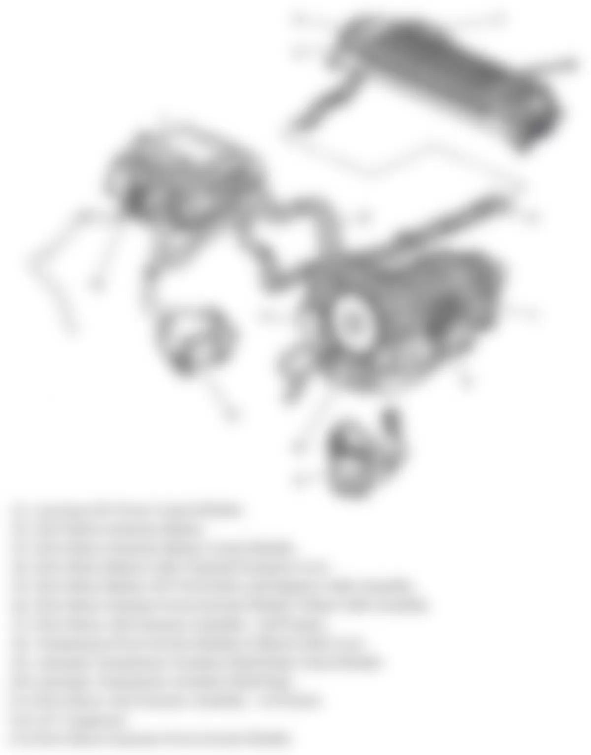 Chevrolet Tahoe Hybrid 2010 - Component Locations -  Engine & Transmission Electronic Controls (Hybrid)