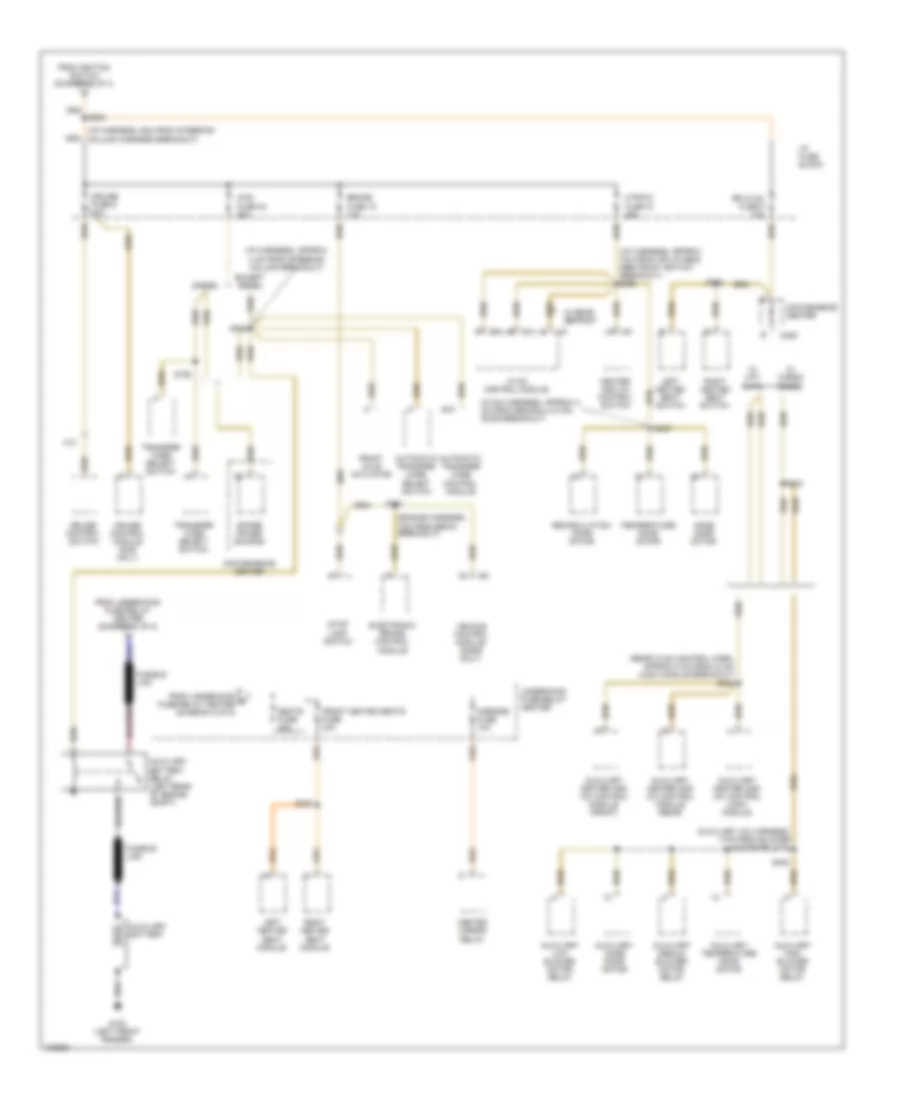 Power Distribution Wiring Diagram (4 of 5) for Chevrolet Tahoe 1998