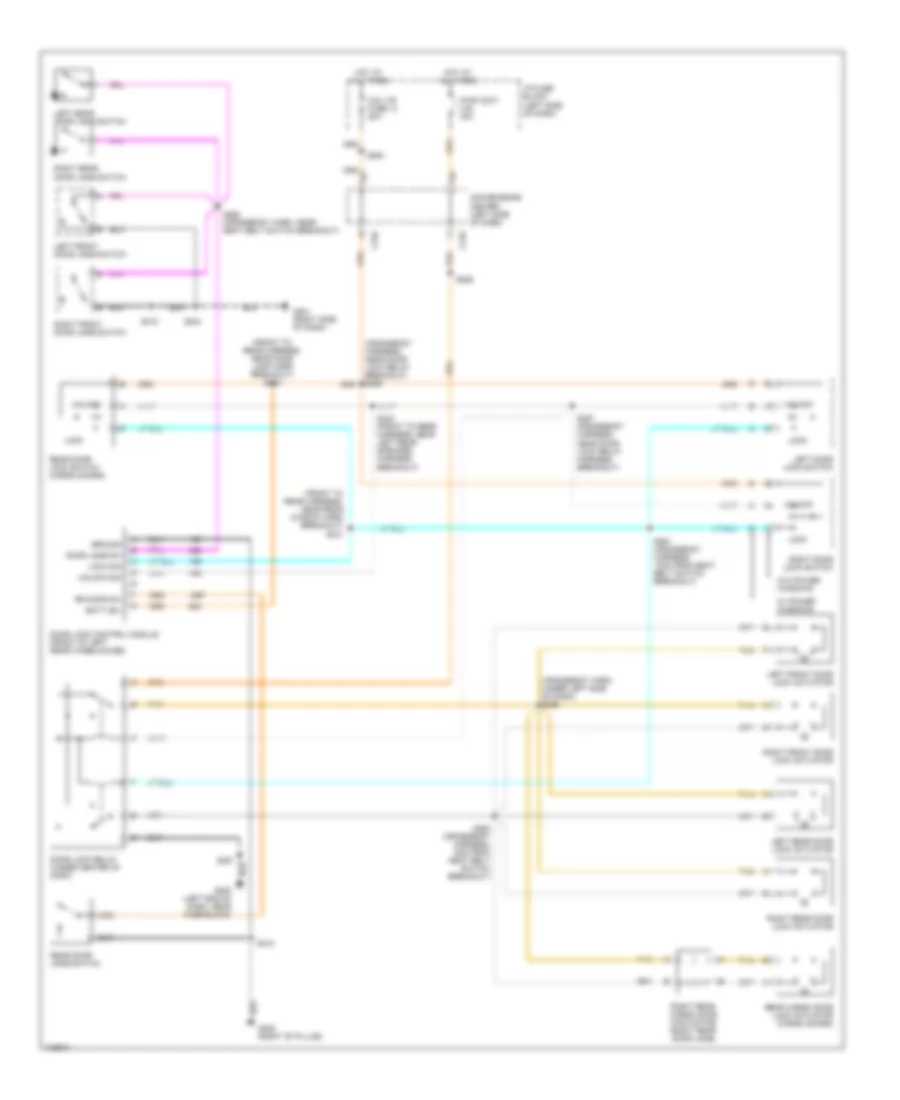 Door Lock Wiring Diagram with Crew Cab Or Utility for Chevrolet Tahoe 1998