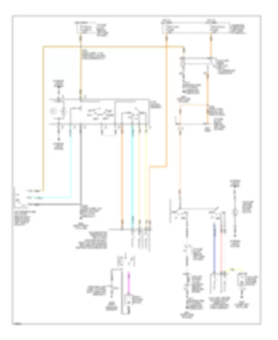Heater Wiring Diagram for Chevrolet Astro 2001