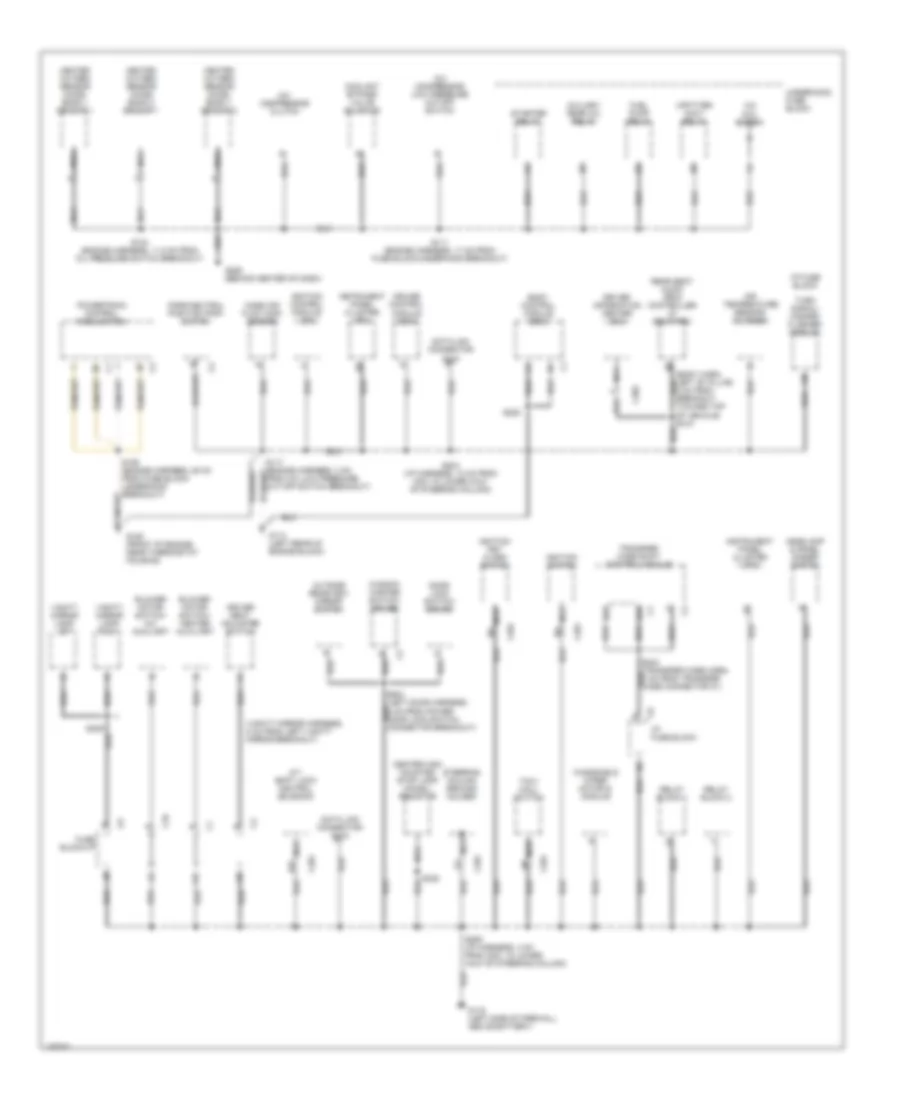 Ground Distribution Wiring Diagram 1 of 2 for Chevrolet Astro 2001