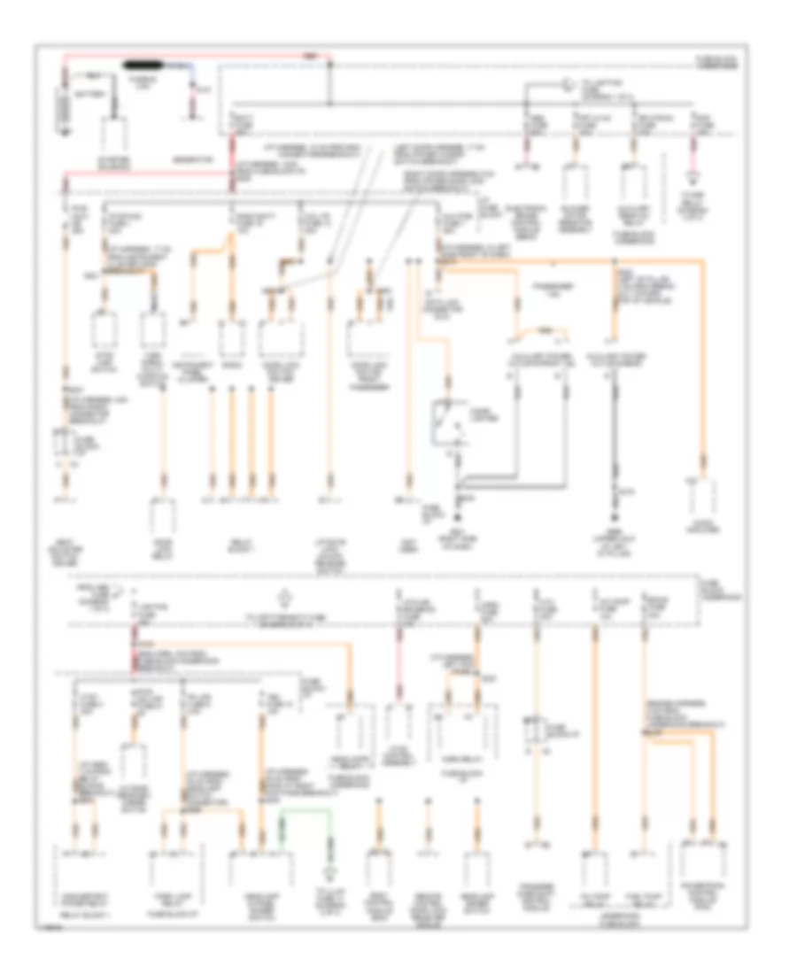 Power Distribution Wiring Diagram 1 of 3 for Chevrolet Astro 2001