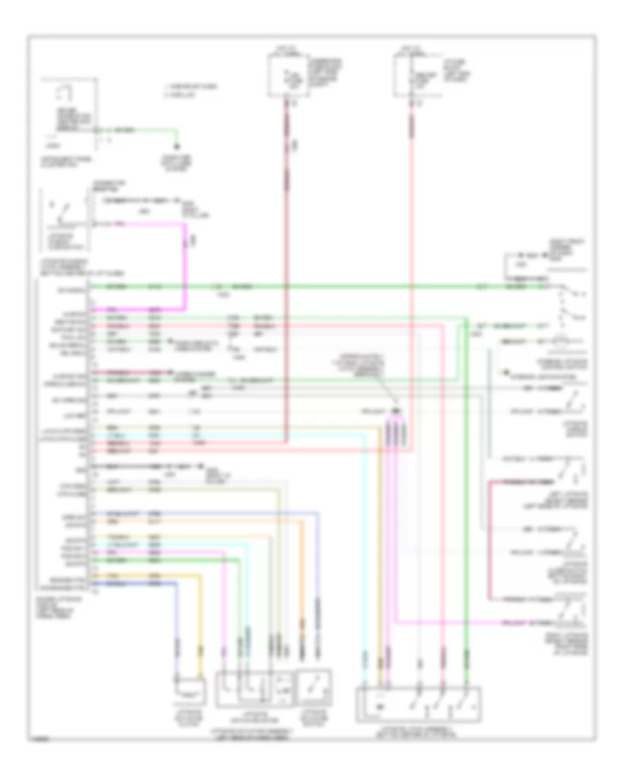 Power Liftgate Wiring Diagram for Chevrolet Suburban LT 2014 1500