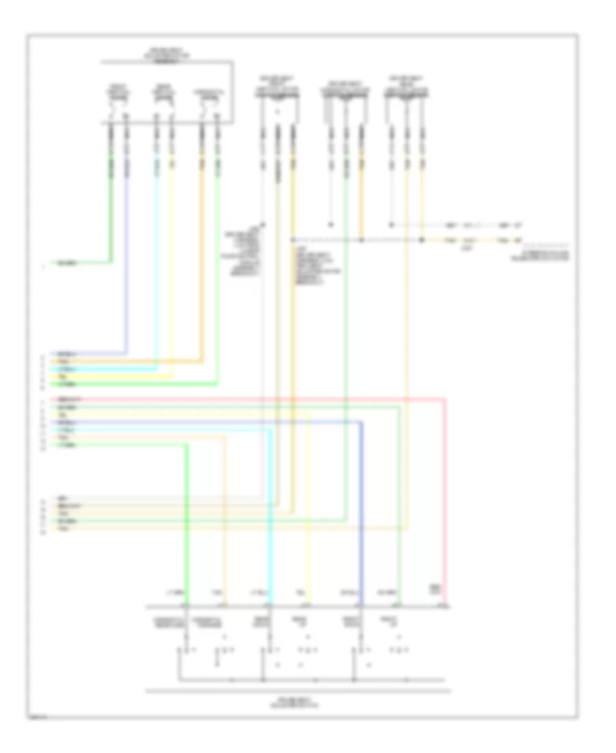 Drivers Memory Seat Wiring Diagram (2 of 2) for Chevrolet Corvette 2013