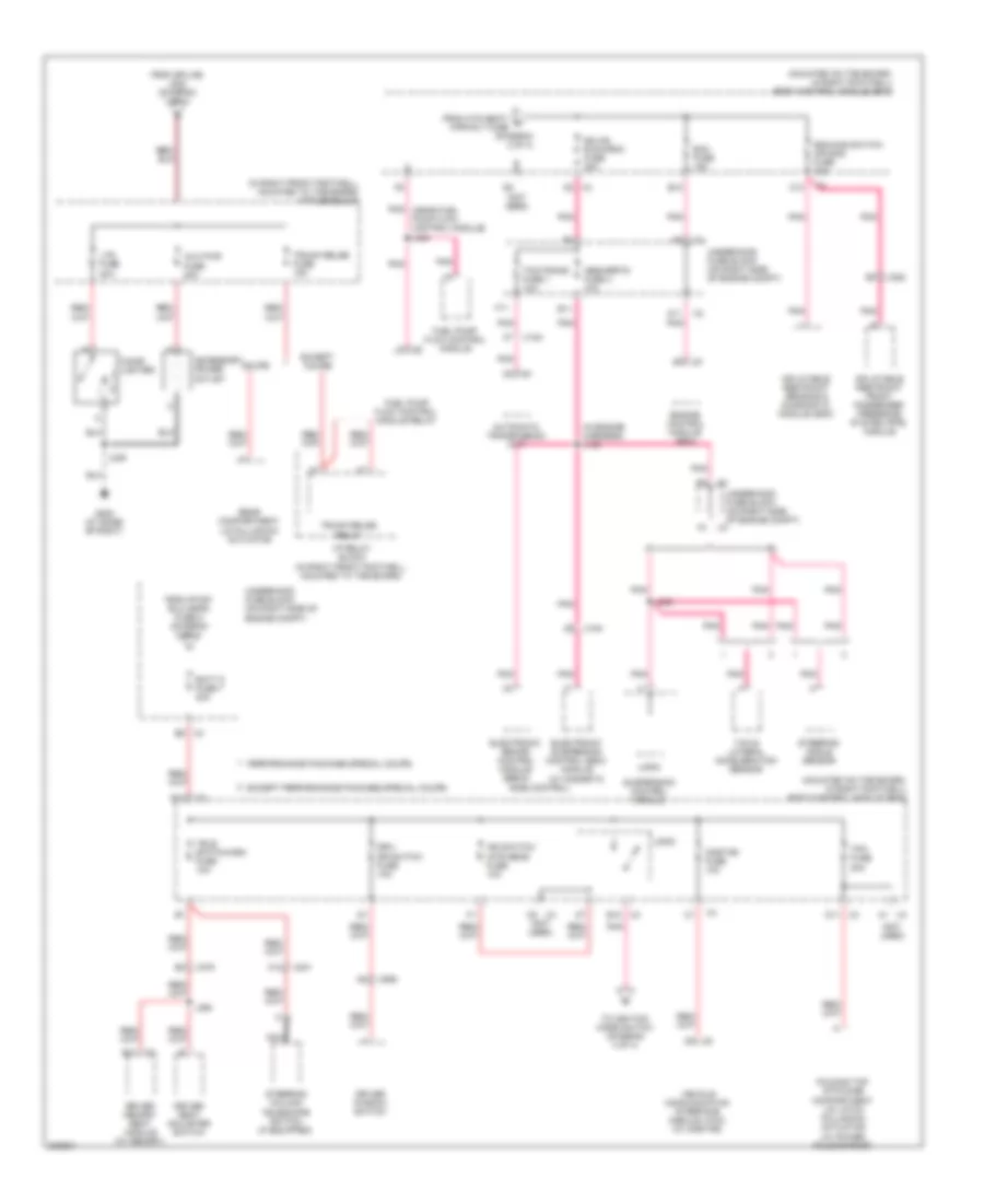 Power Distribution Wiring Diagram (3 of 4) for Chevrolet Corvette 2013