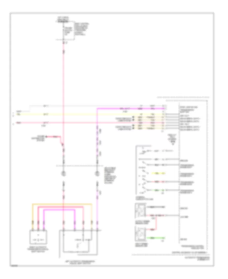 Transmission Wiring Diagram (2 of 2) for Chevrolet Corvette 2013