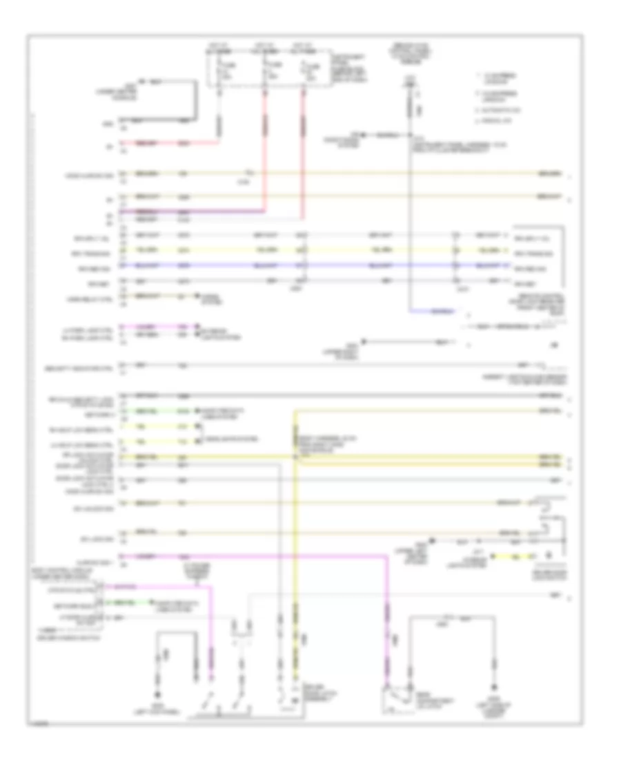 Forced Entry Wiring Diagram, without Passive Keyless Entry (1 of 2) for Chevrolet Cruze Diesel 2014