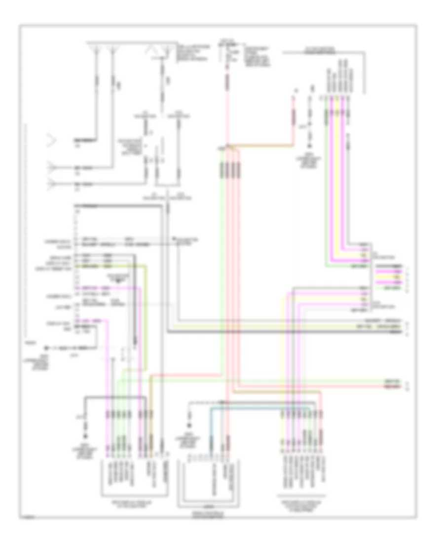 Navigation Wiring Diagram, with Amplifier (1 of 3) for Chevrolet Cruze Diesel 2014