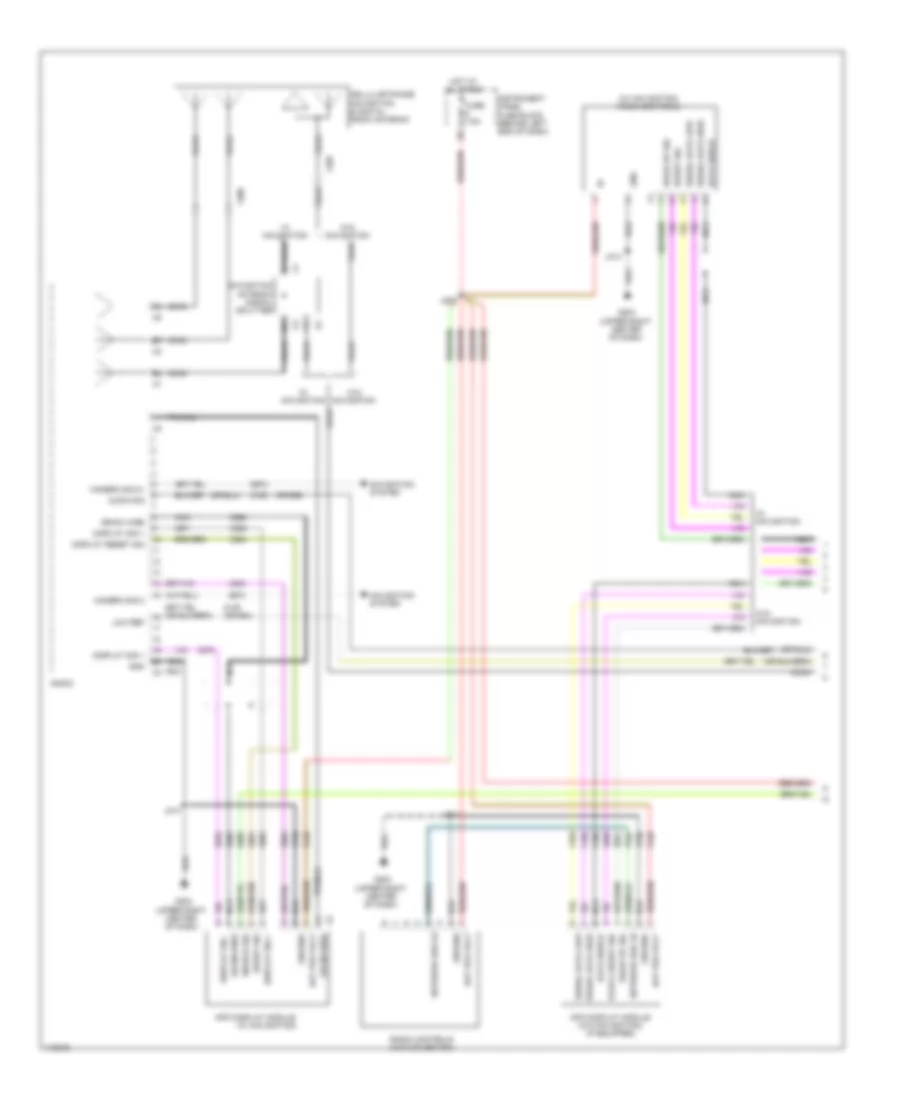 Navigation Wiring Diagram, without Amplifier (1 of 3) for Chevrolet Cruze Diesel 2014