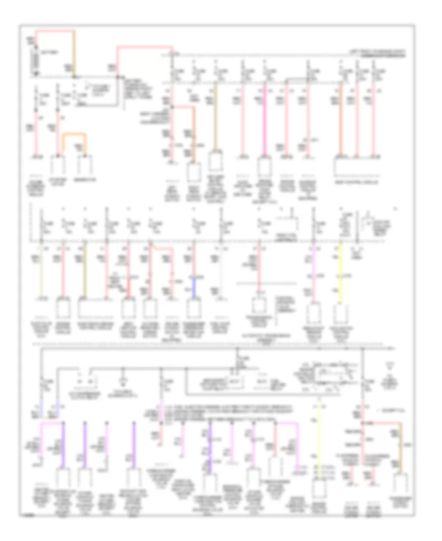 Power Distribution Wiring Diagram 1 of 4 for Chevrolet Cruze Diesel 2014