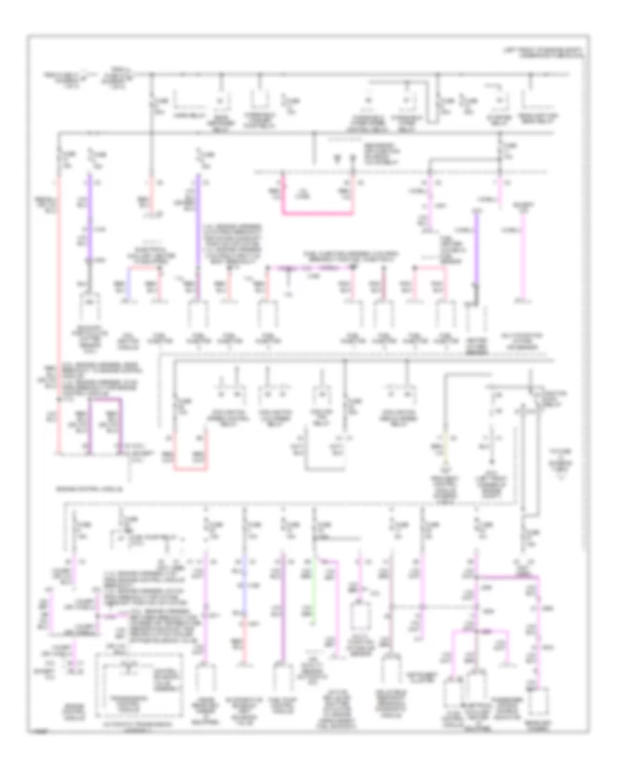 Power Distribution Wiring Diagram 2 of 4 for Chevrolet Cruze Diesel 2014