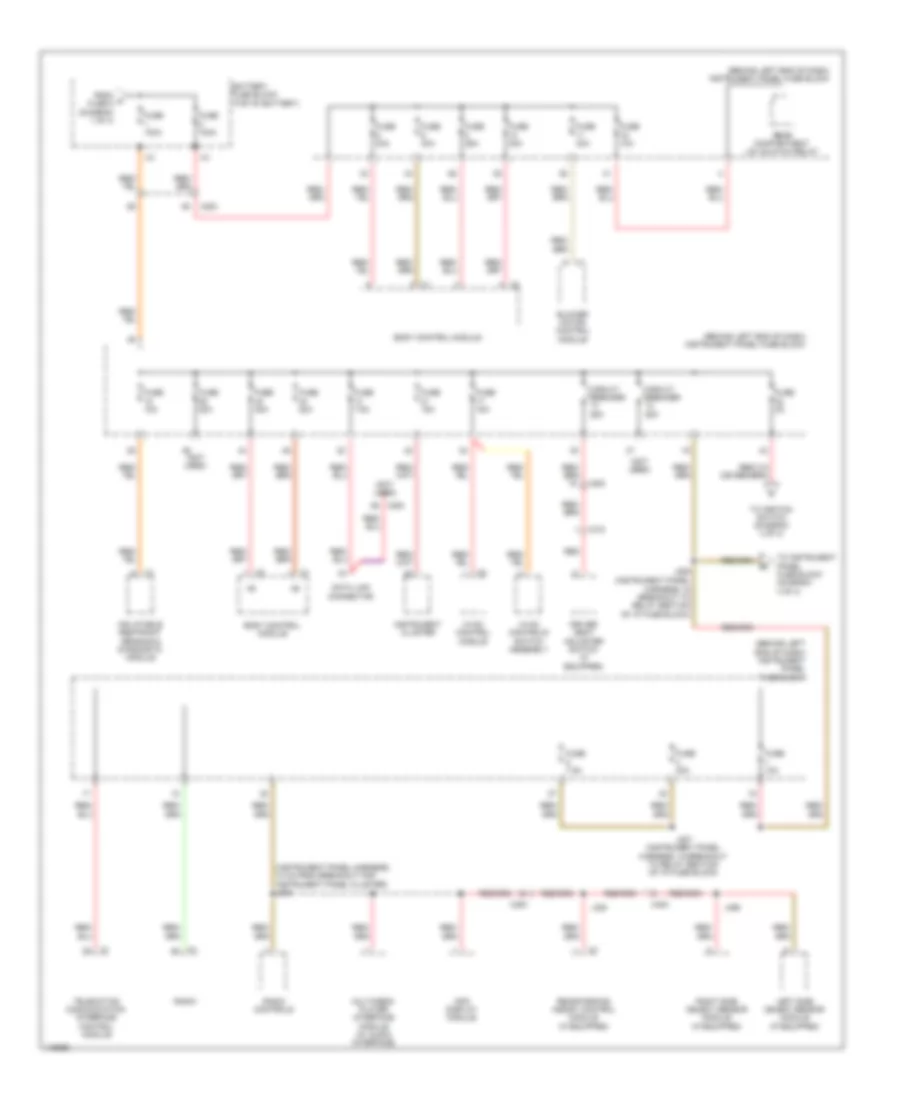 Power Distribution Wiring Diagram 3 of 4 for Chevrolet Cruze Diesel 2014
