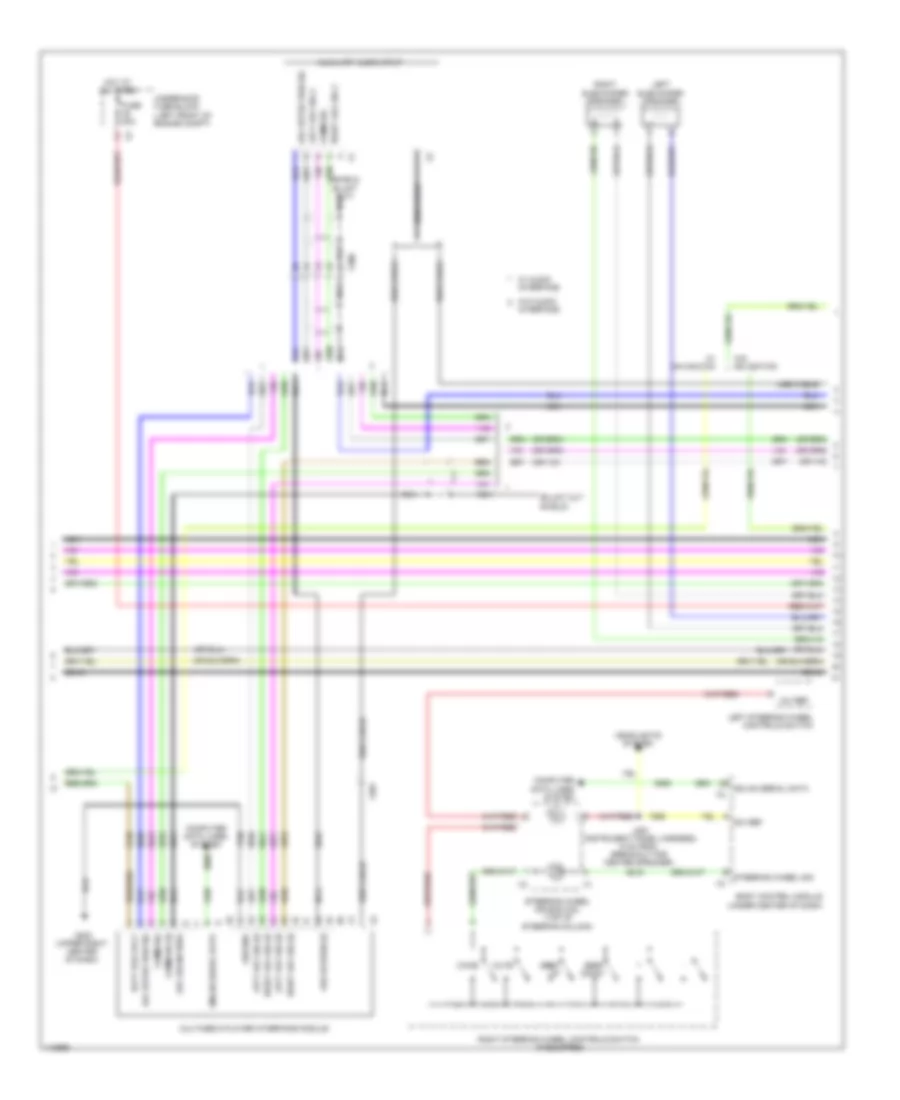 Radio Wiring Diagram, with Amplifier (2 of 3) for Chevrolet Cruze Diesel 2014