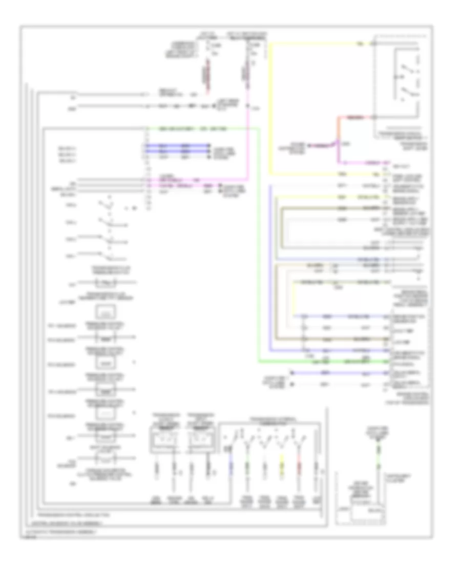 1.8L VIN H, Transmission Wiring Diagram for Chevrolet Cruze Diesel 2014