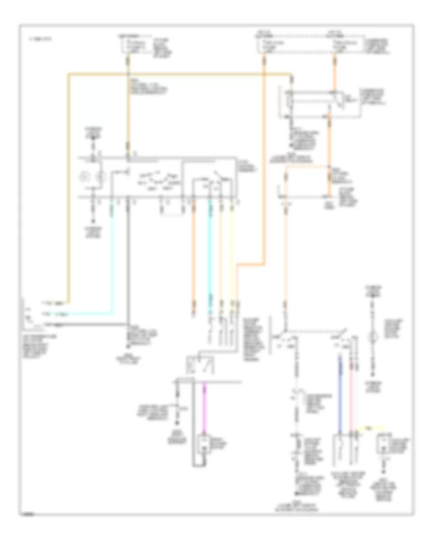 Heater Wiring Diagram for Chevrolet Astro 2003
