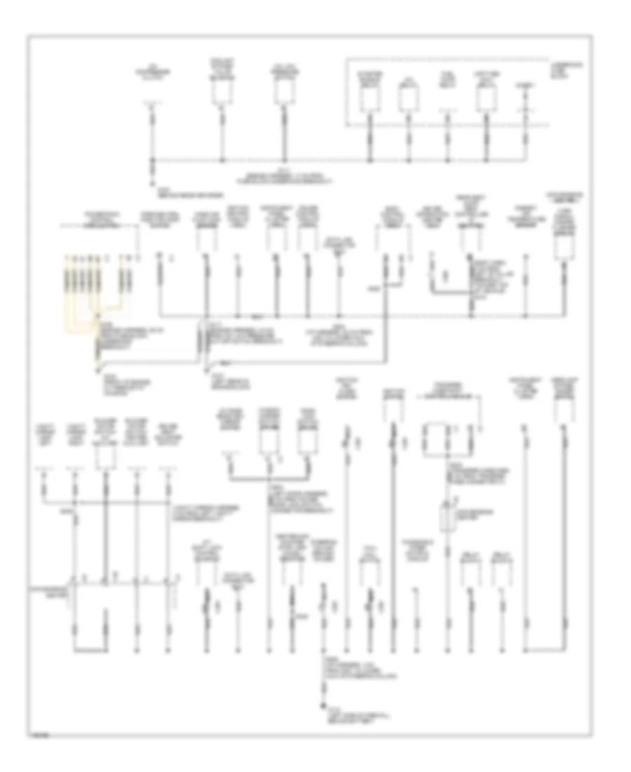 Ground Distribution Wiring Diagram 1 of 2 for Chevrolet Astro 2003