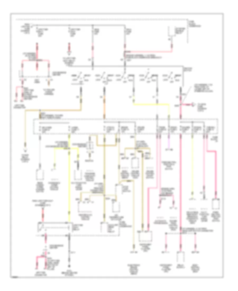 Power Distribution Wiring Diagram 2 of 3 for Chevrolet Astro 2003