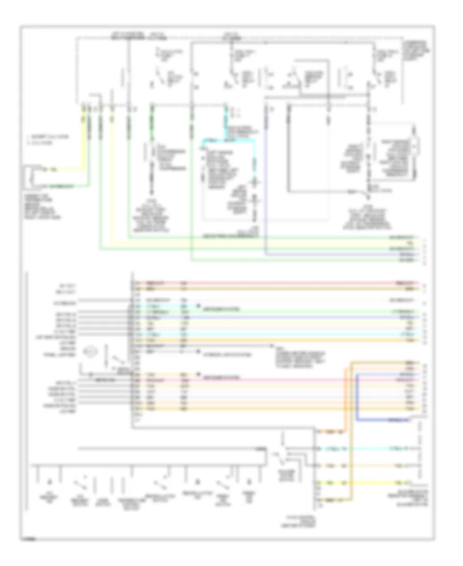 Manual AC Wiring Diagram (1 of 2) for Chevrolet Malibu LS 2008
