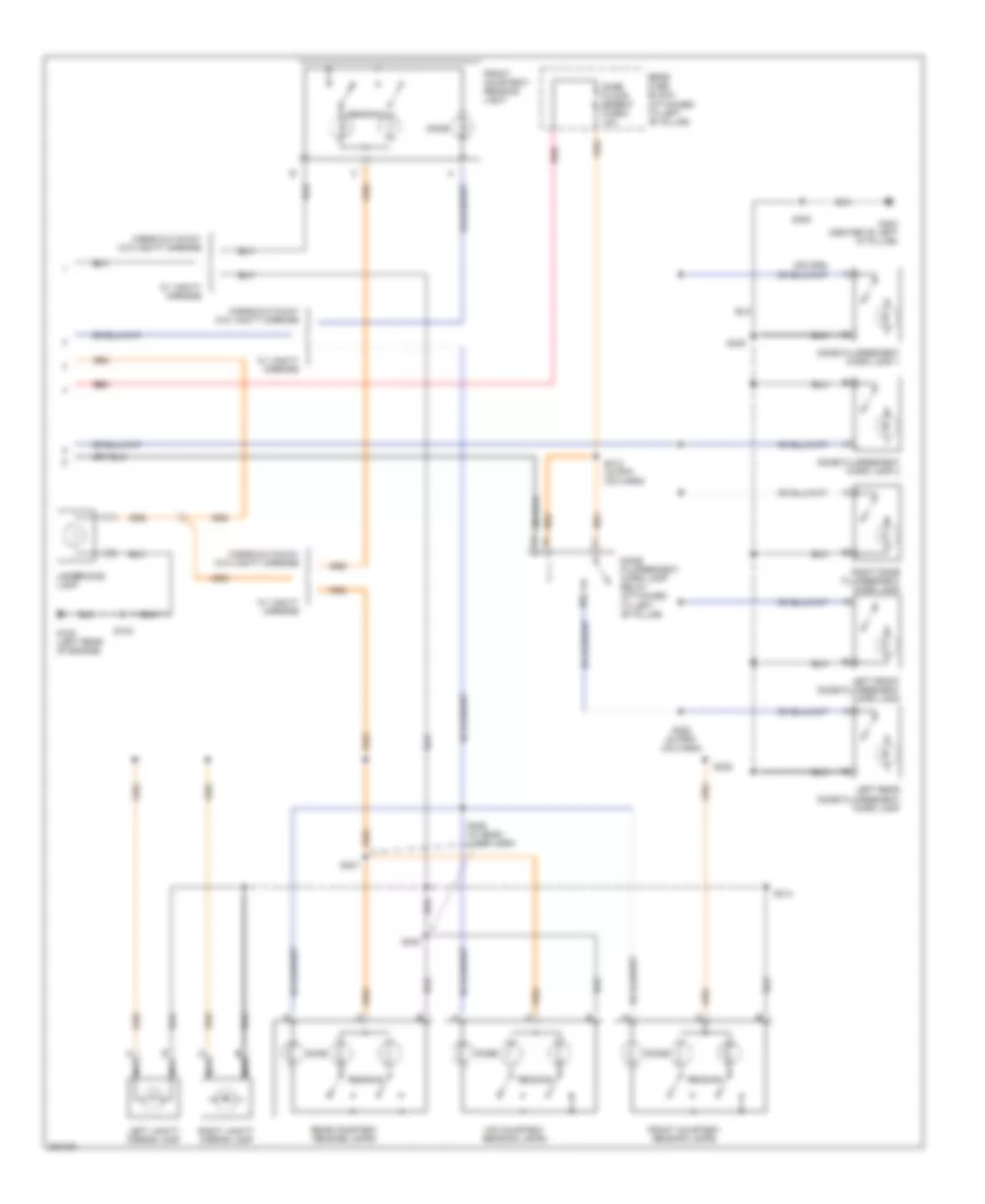 Courtesy Lamps Wiring Diagram, without Upfitter Package (2 of 2) for Chevrolet RV Cutaway G3500 2006