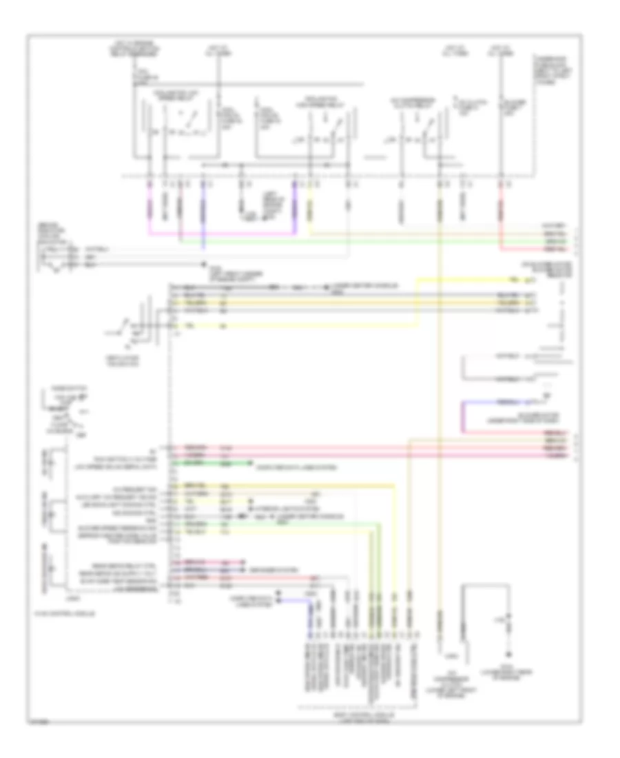 1.8L VIN H, Manual AC Wiring Diagram (1 of 2) for Chevrolet Sonic LT 2012
